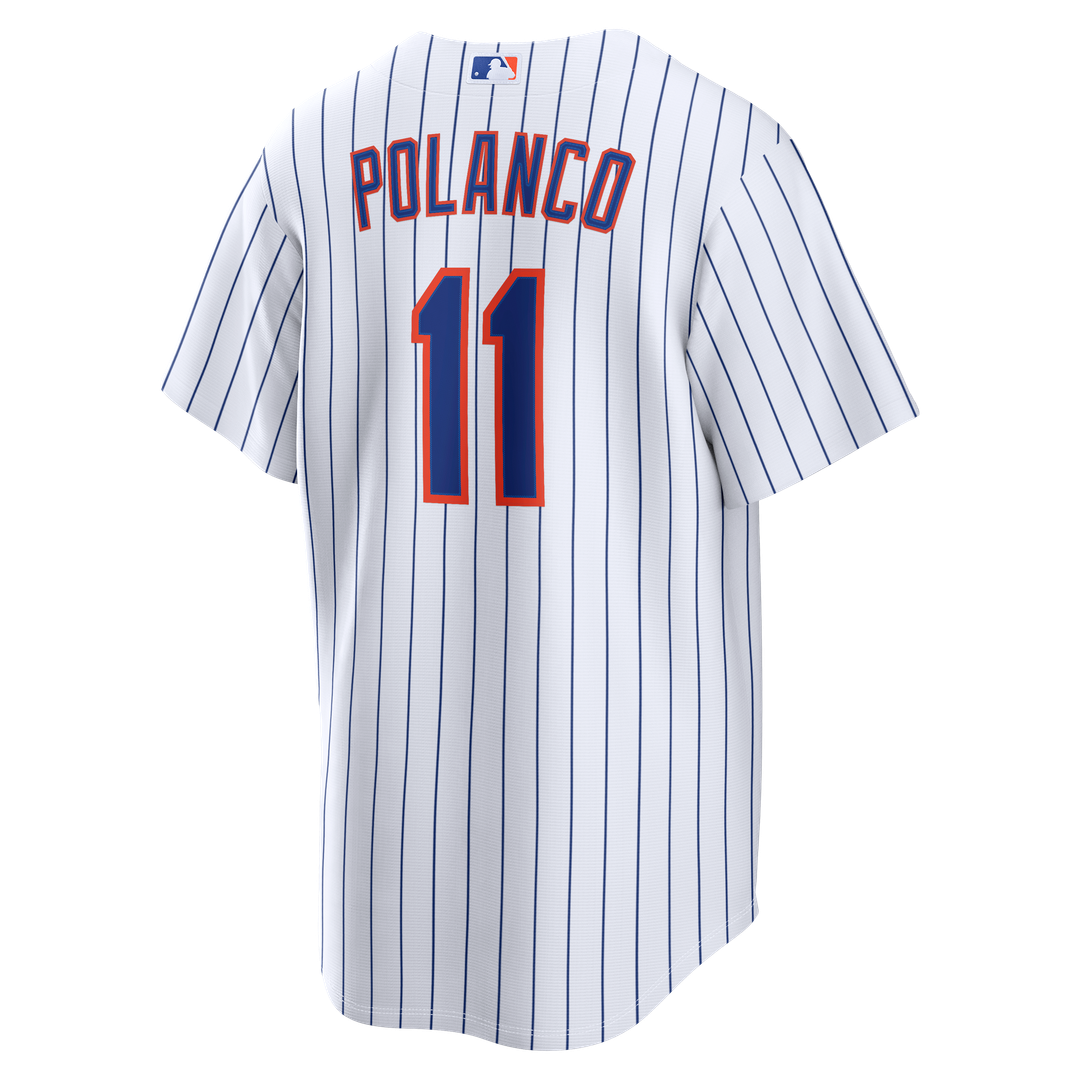 Men's New York Mets Jorge Polanco Nike White Home Replica Jersey