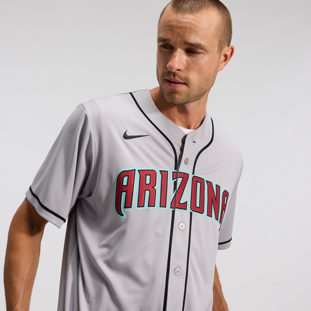 Men's Arizona Diamondbacks Corbin Carroll Nike Crimson Alternate 2 Replica Jersey