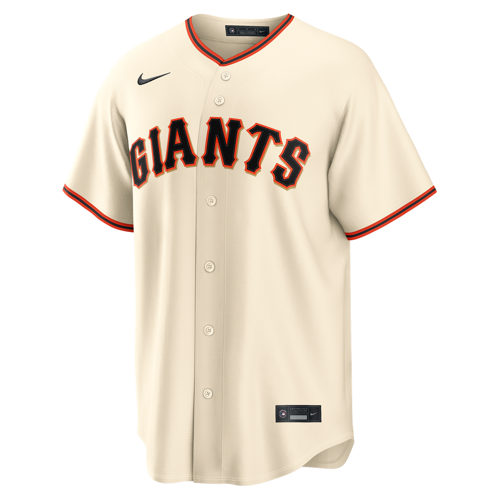 Men's San Francisco Giants Rafael Devers Nike Cream Home Replica Jersey