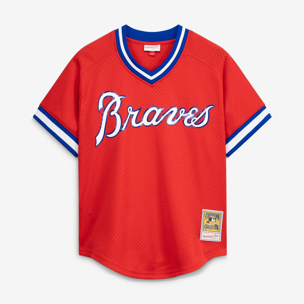Men's Atlanta Braves Dale Murphy Mitchell & Ness Royal Authentic Batting Practice Jersey