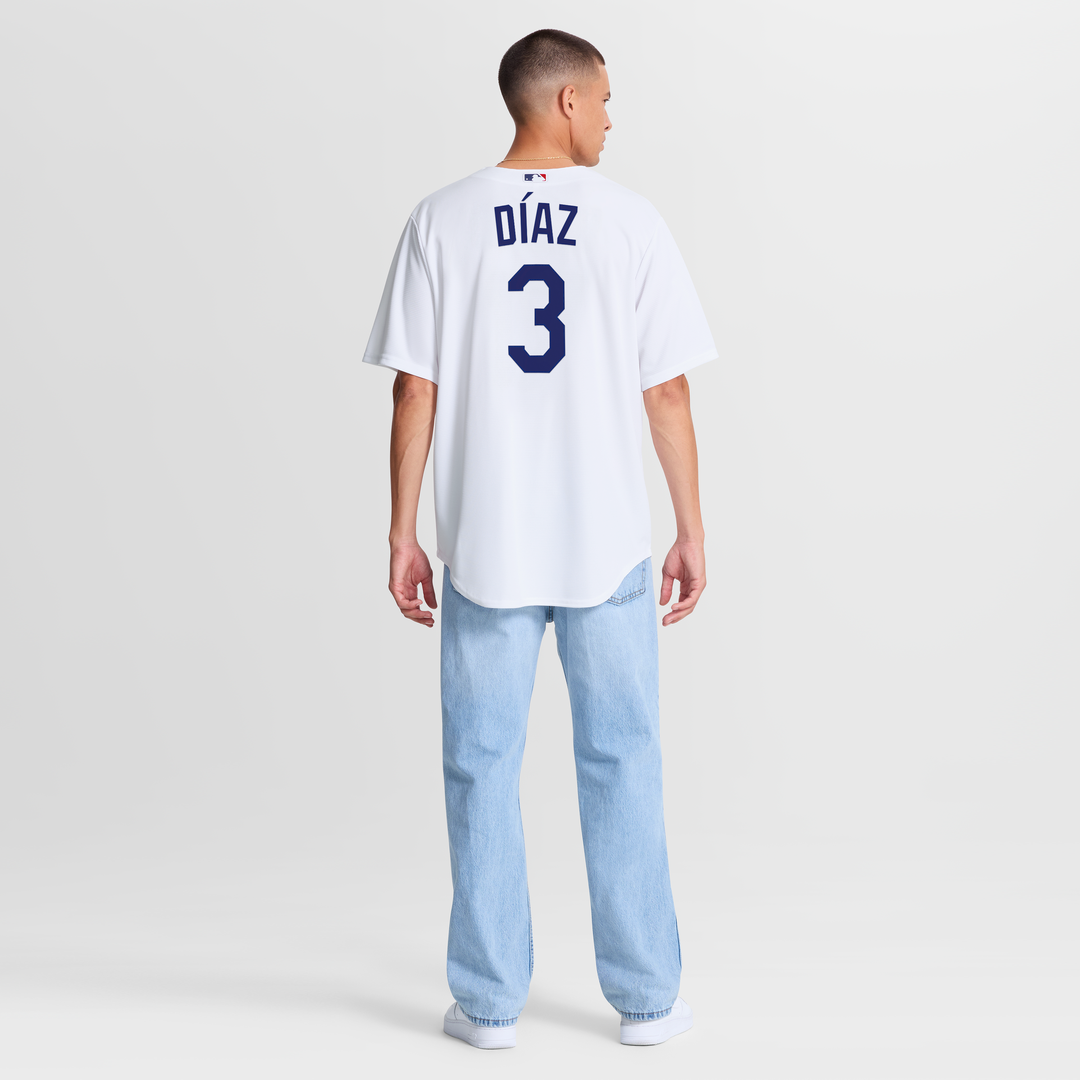 Men's Los Angeles Dodgers Edwin Díaz Nike White Home Replica Jersey