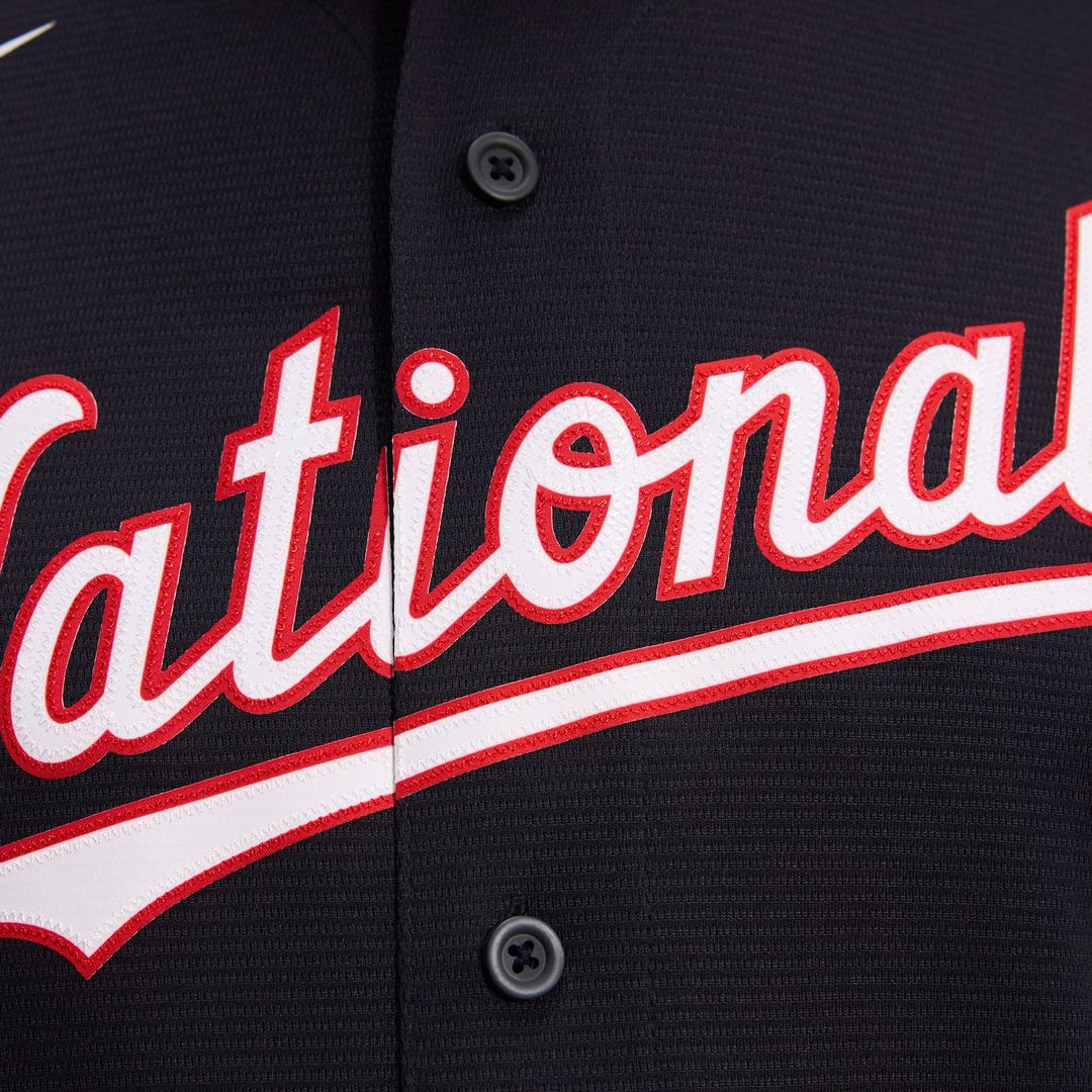 Men's Washington Nationals Dylan Crews Nike Navy Alternate Replica Jersey