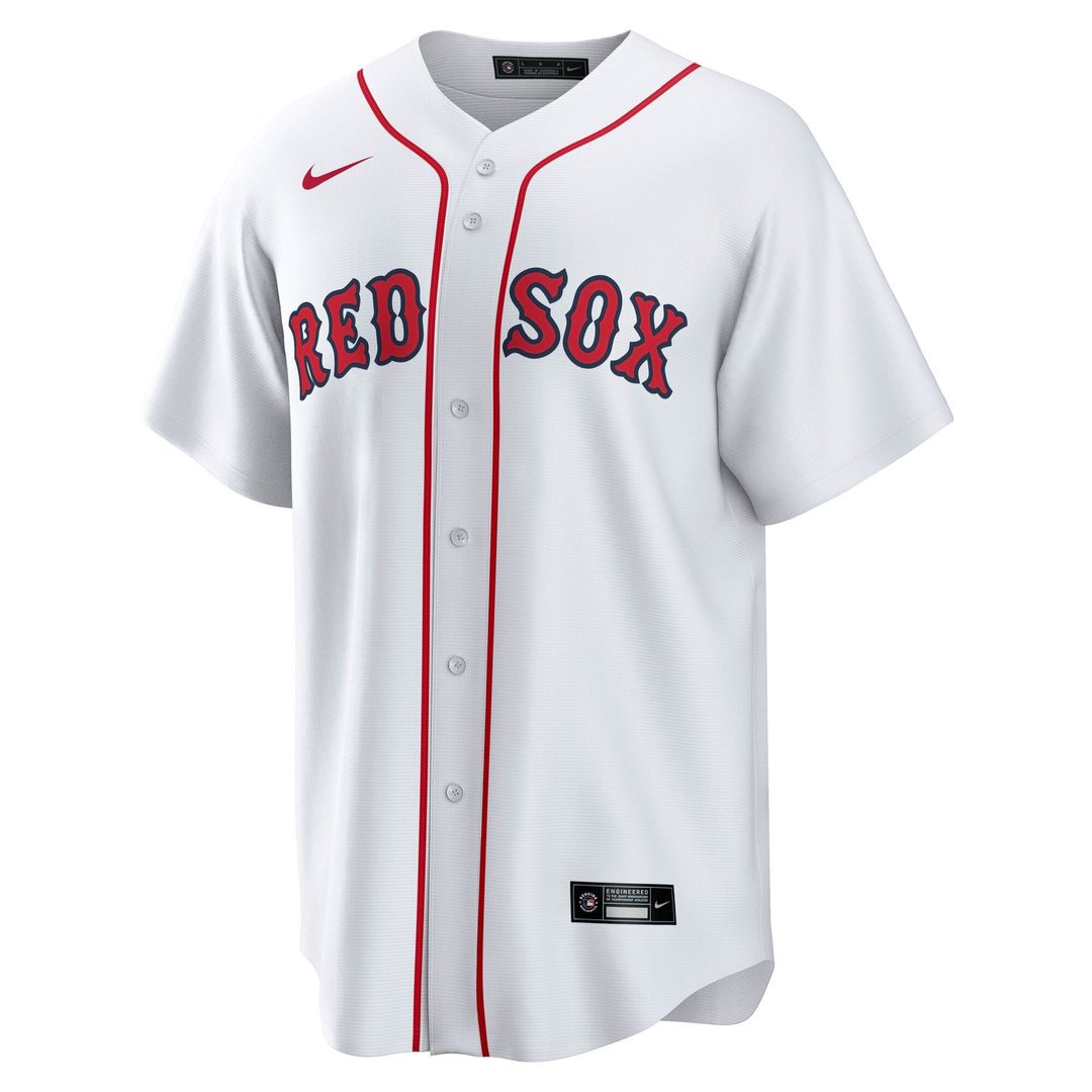 Men's Boston Red Sox Kristian Campbell Nike White Home Replica Jersey