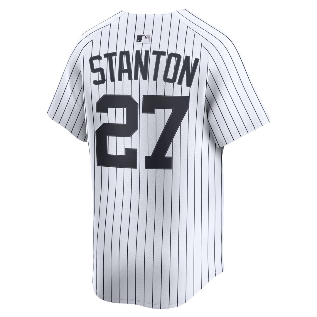 Men's New York Yankees Giancarlo Stanton Nike White Home Limited Player Jersey