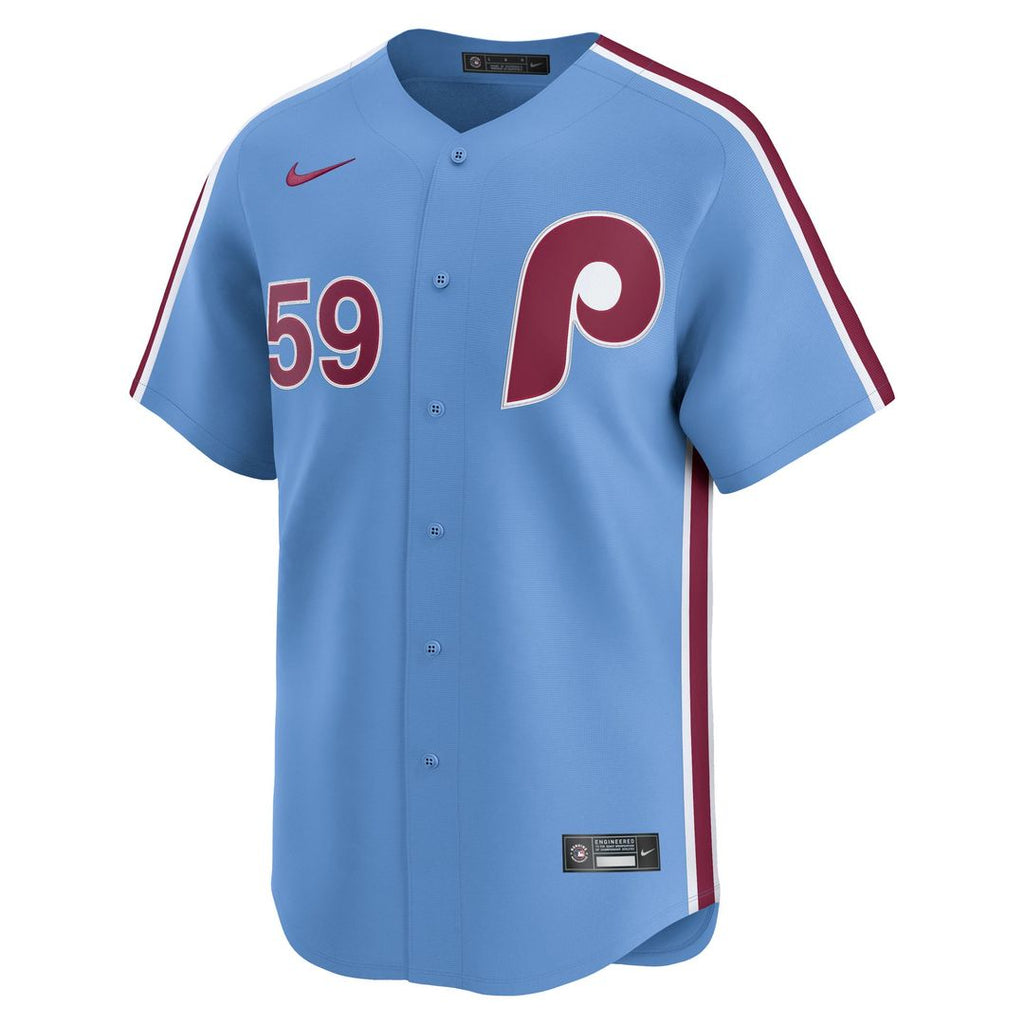 Men's Philadelphia Phillies Jhoan Duran Nike Light Blue Alternate Limited Player Jersey