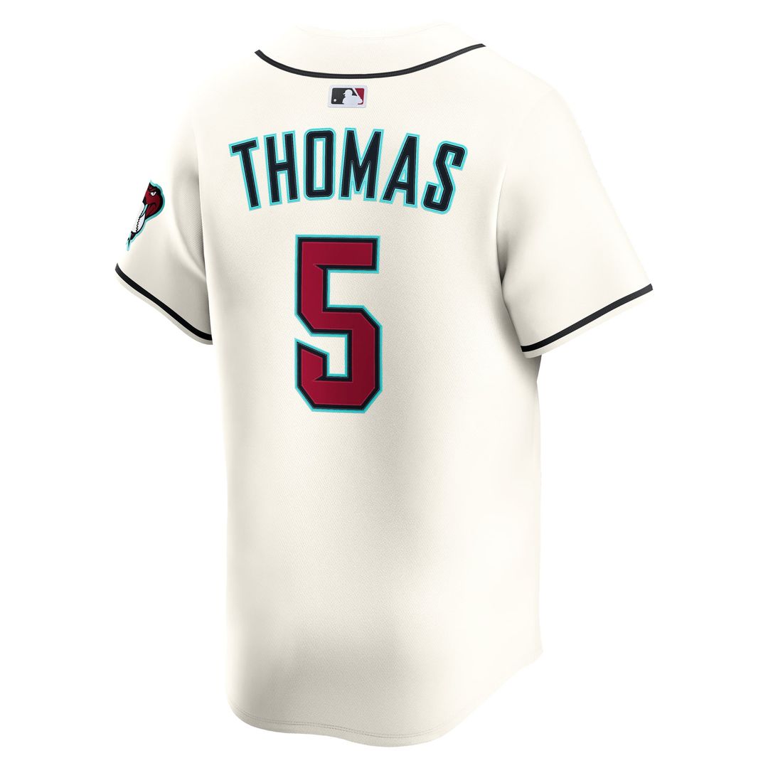 Men's Arizona Diamondbacks Alek Thomas Nike Cream Home Limited Player Jersey