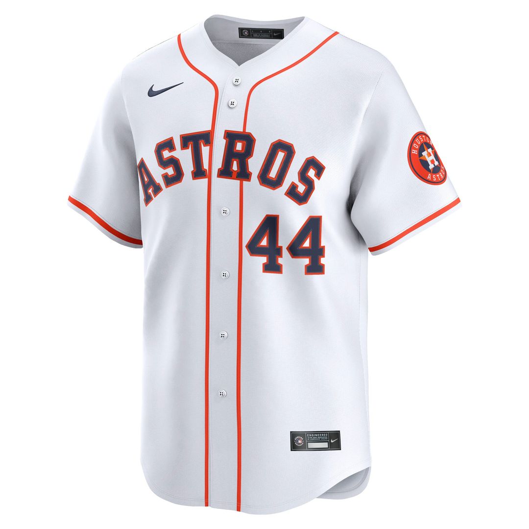 Men's Houston Astros Yordan Alvarez Nike White Home Limited Player Jersey