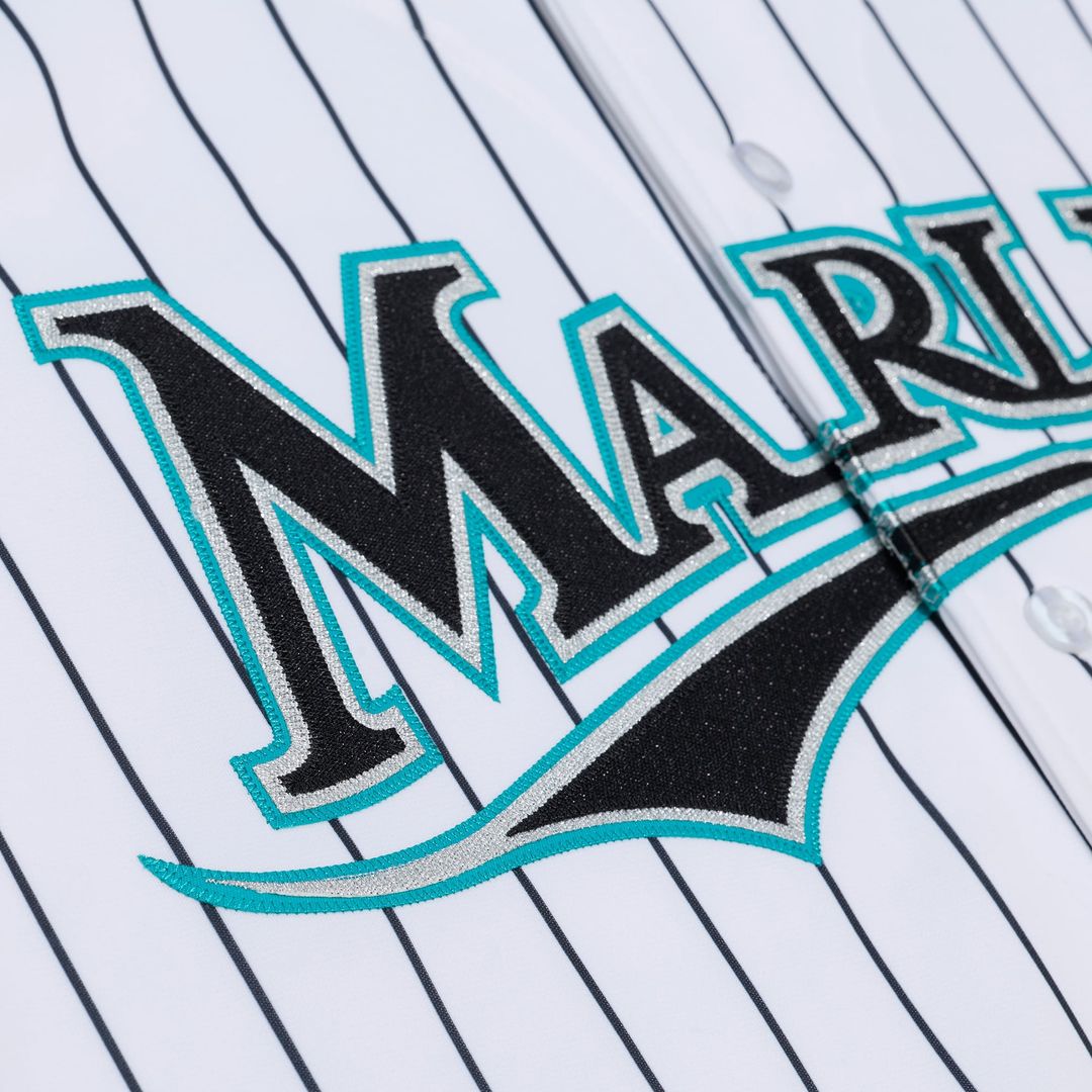 Men's Florida Marlins Miguel Cabrera Mitchell & Ness White 2003 Cooperstown Collection Authentic Jersey
