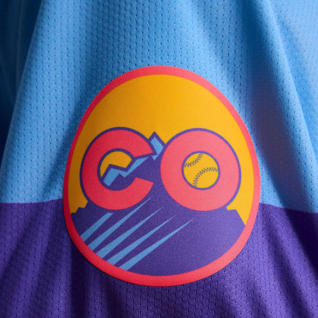 Men's Colorado Rockies  Nike Purple/Light Blue 2025 City Connect Limited Jersey