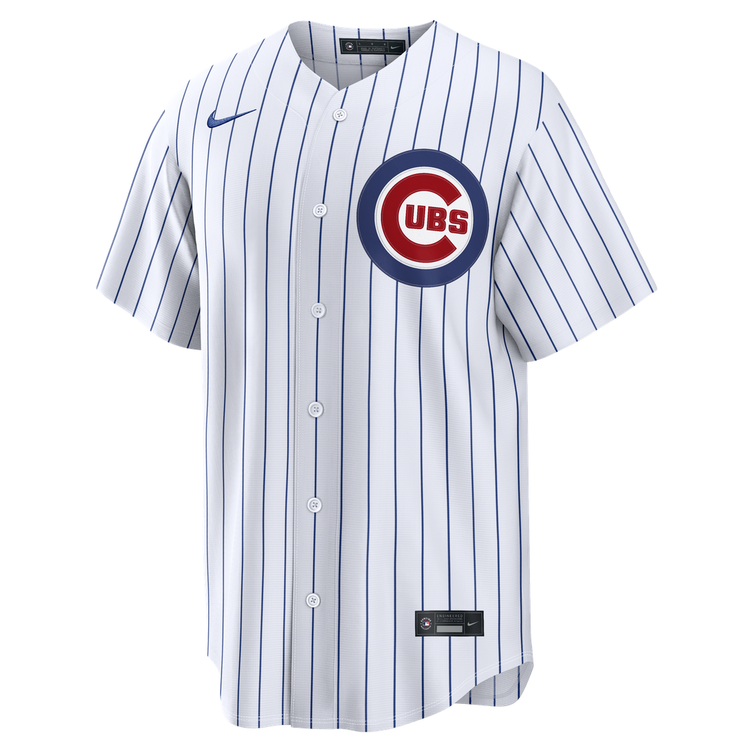 Men's Chicago Cubs Nike White Home Replica Jersey
