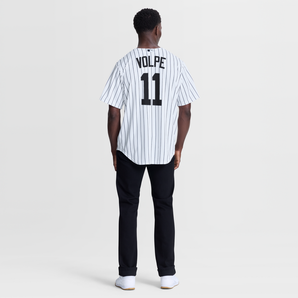 Men's New York Yankees Anthony Volpe Nike White Home Replica Jersey