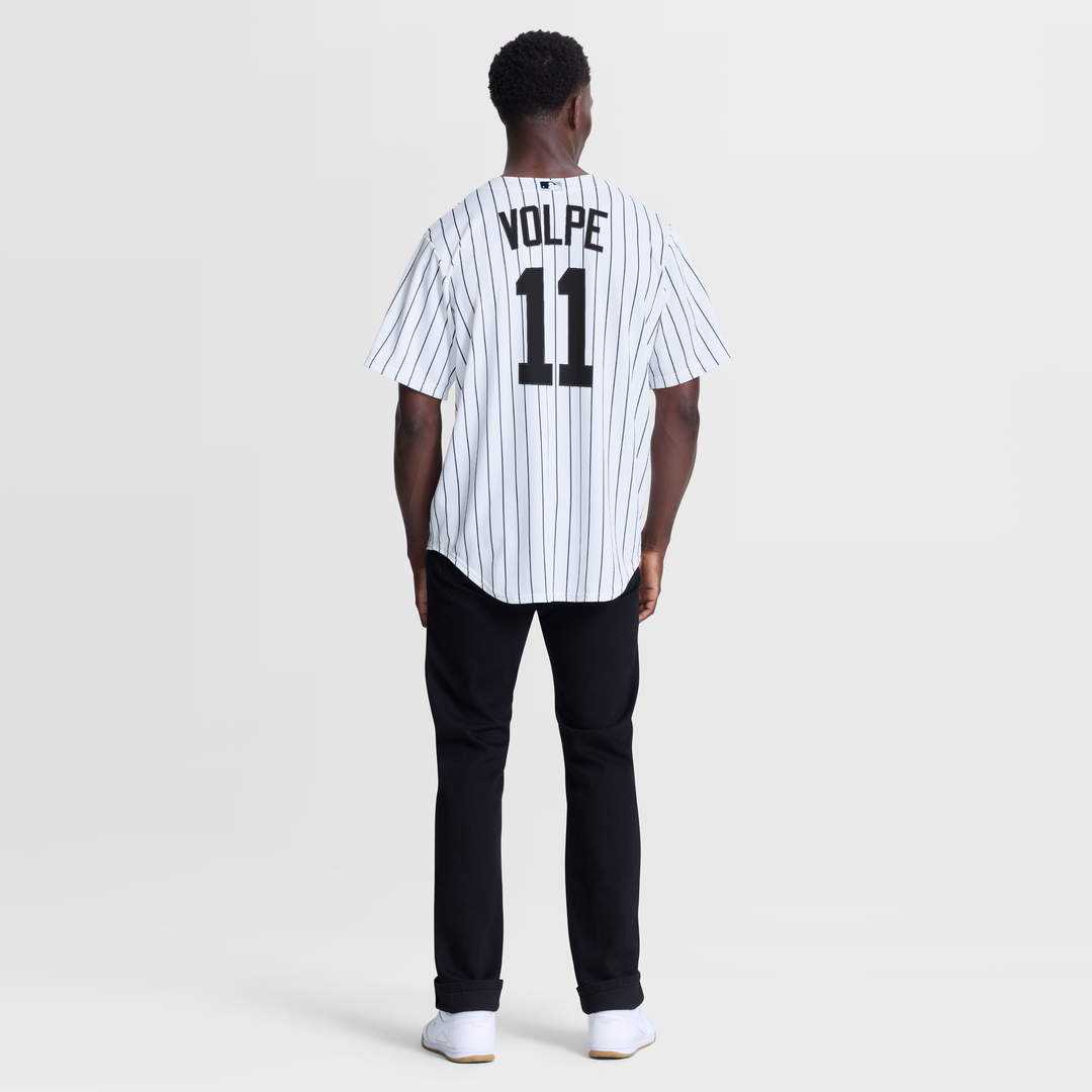 Men's New York Yankees Anthony Volpe Nike White Home Replica Jersey