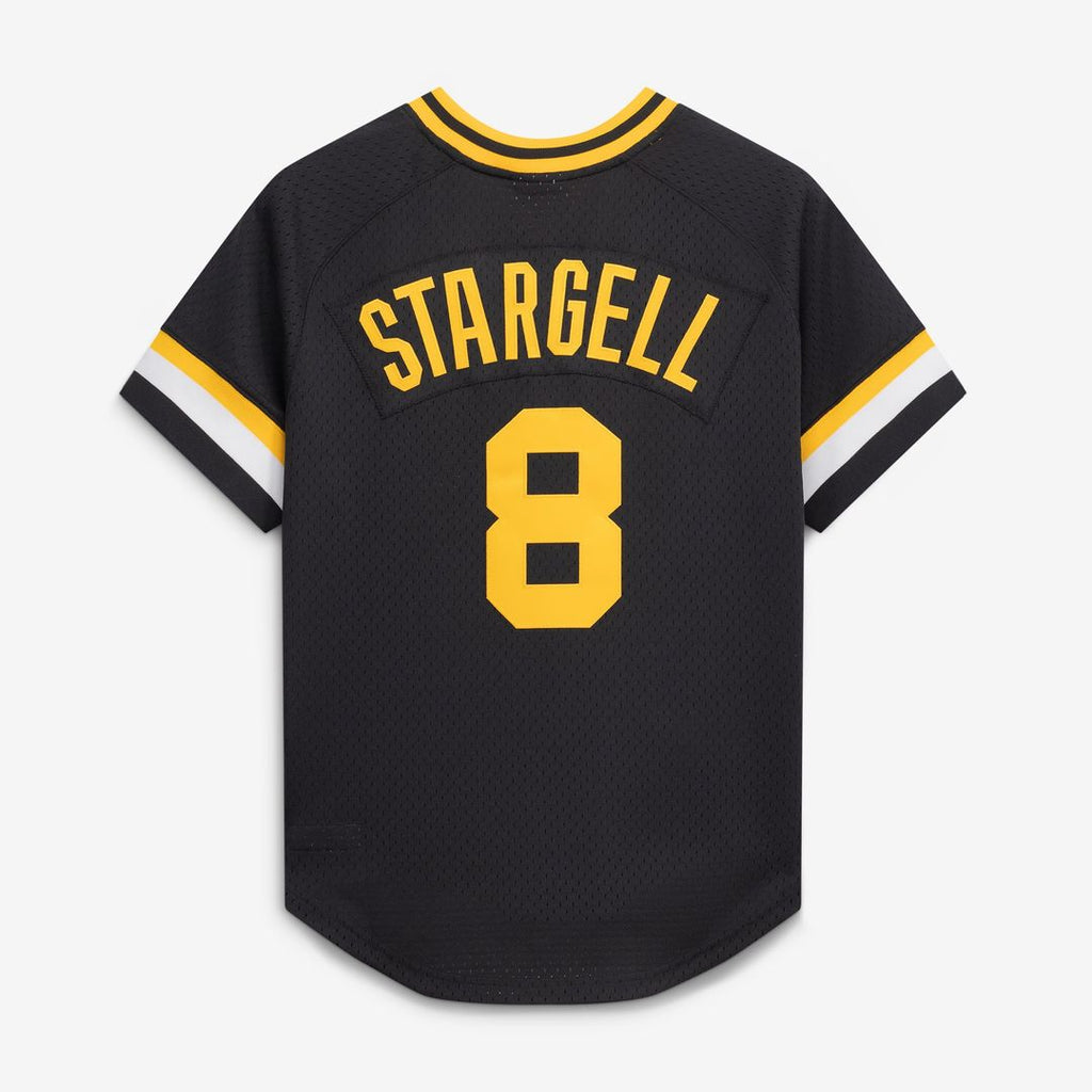 Men's Pittsburgh Pirates Willie Stargell Mitchell & Ness Black Authentic Batting Practice Jersey