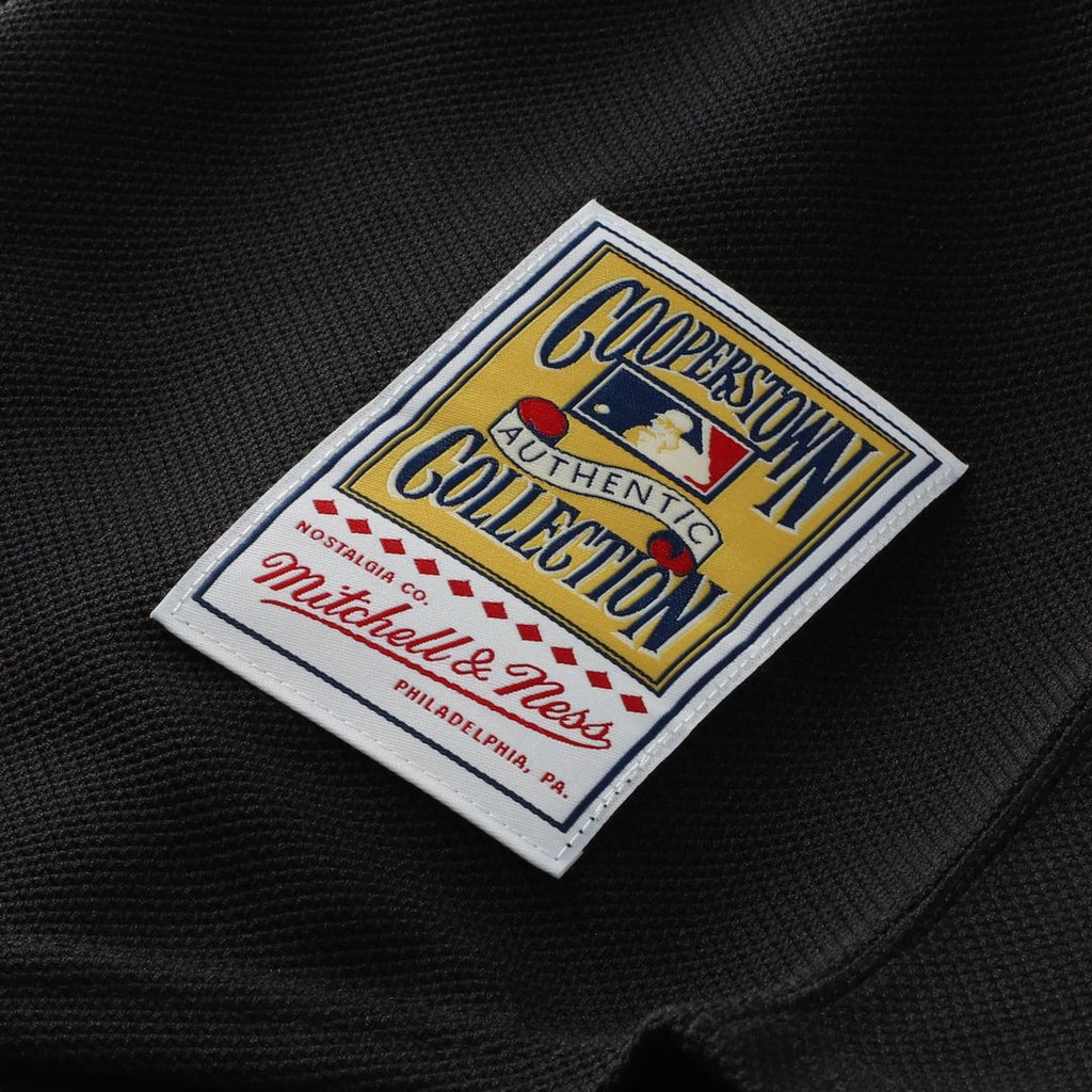 Men's Florida Marlins Dontrelle Willis Mitchell & Ness Black Cooperstown Collection Mesh Batting Practice Button-Up Jersey