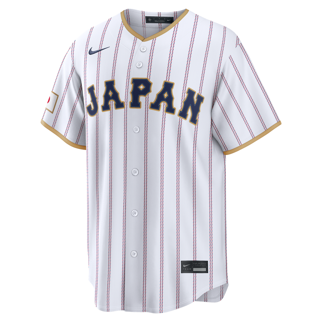 Men's Japan Baseball Munetaka Murakami Nike White 2026 World Baseball Classic Home Stadium Jersey