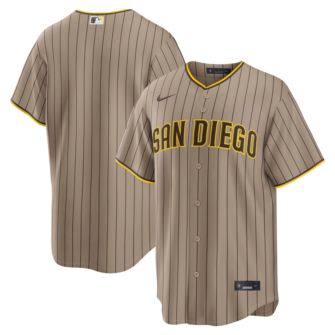 Men's San Diego Padres  Nike White Home Replica Jersey