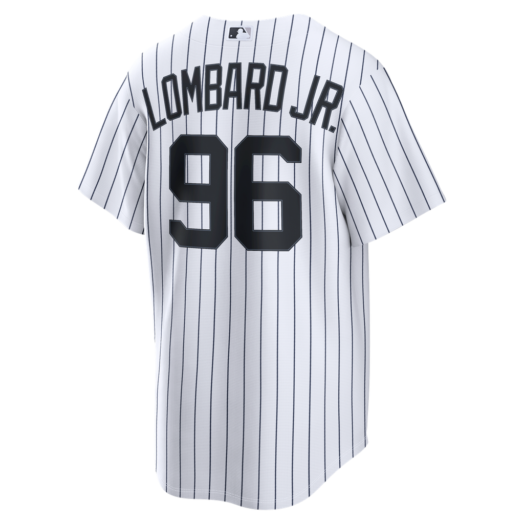 Men's New York Yankees George Lombard Jr. Nike White Home Replica Jersey