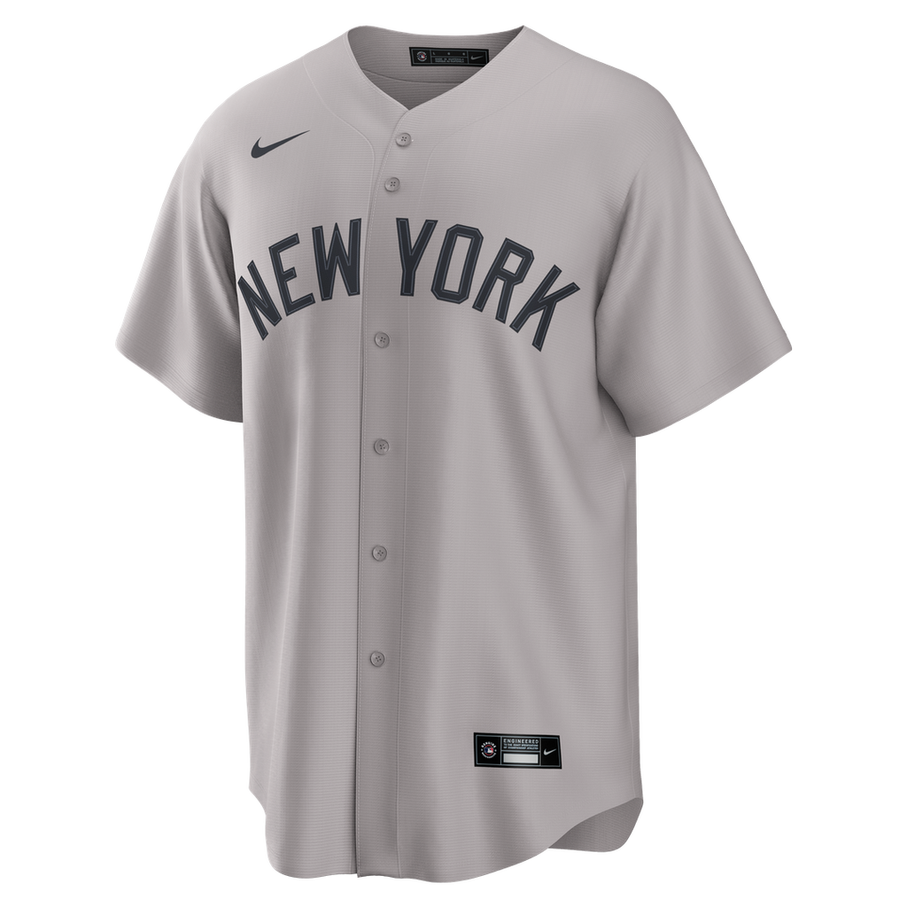 Men's  New York Yankees Gerrit Cole Nike Gray Road Replica Jersey