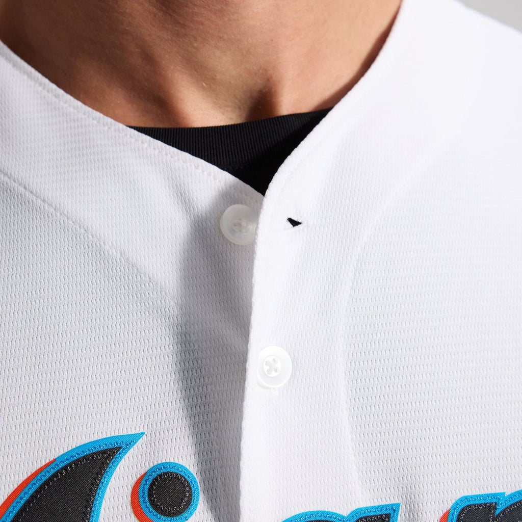 Men's Miami Marlins Nike White Home Replica Team Jersey