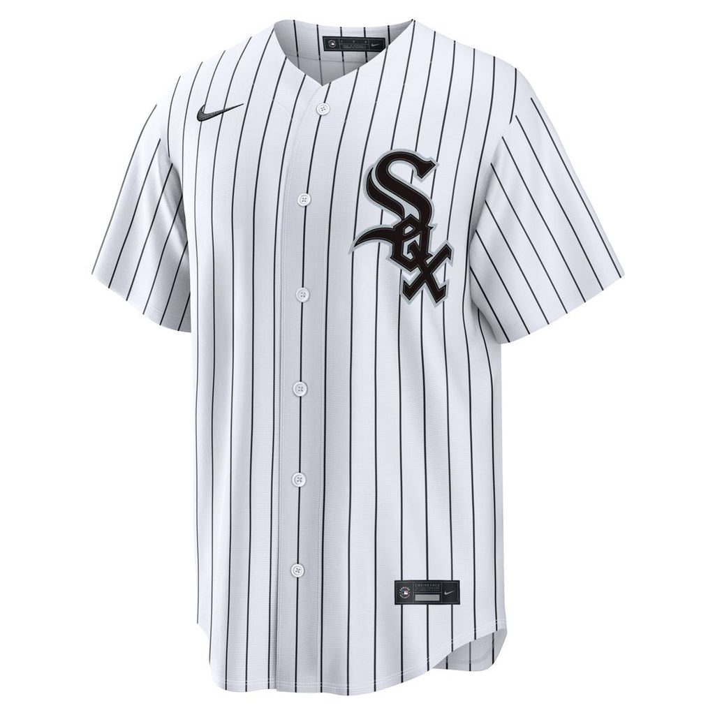 Men's Chicago White Sox Huascar Brazoban Nike White Home Replica Jersey