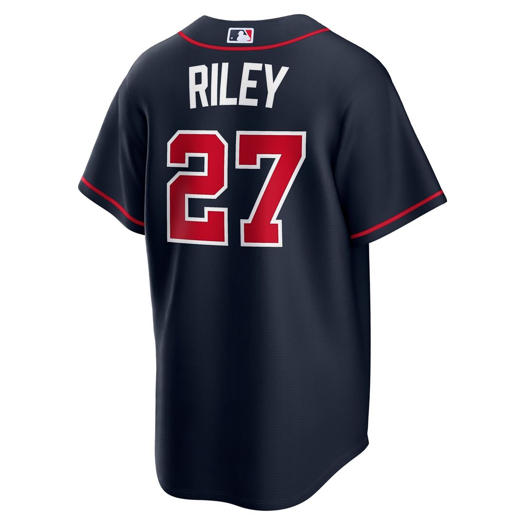 Men's Atlanta Braves Austin Riley Nike White Home Replica Jersey