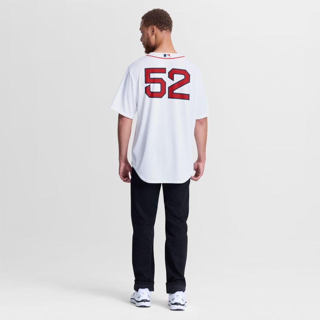 Men's Boston Red Sox Wilyer Abreu Nike White Home Replica Jersey