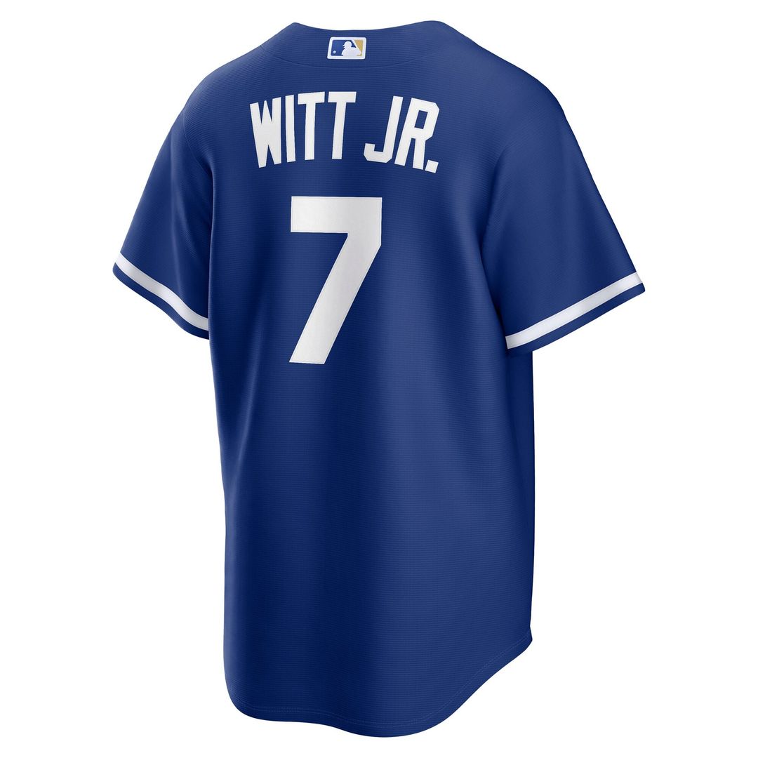 Men's Kansas City Royals Bobby Witt Jr. Nike Light Blue Alternate Replica Jersey