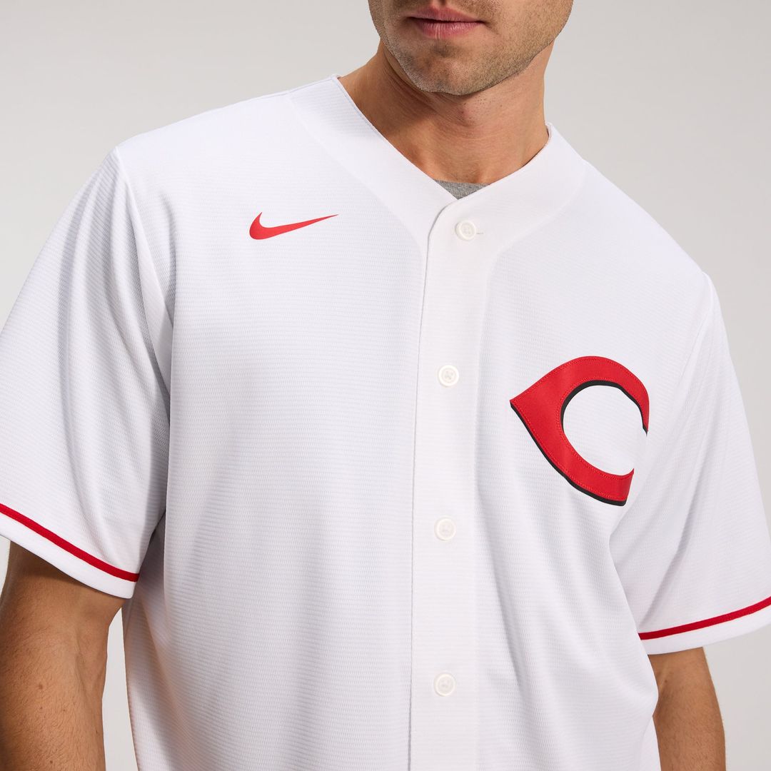 Men's  Cincinnati Reds Elly De La Cruz Nike White Alternate 2 Replica Jersey