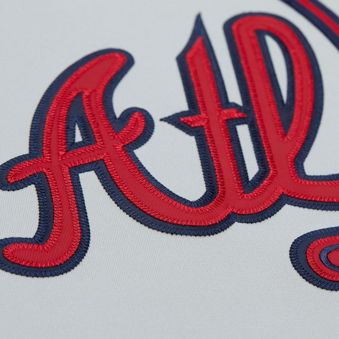 Men's Atlanta Braves Fred McGriff Mitchell & Ness Gray 1995 Throwback Authentic Jersey