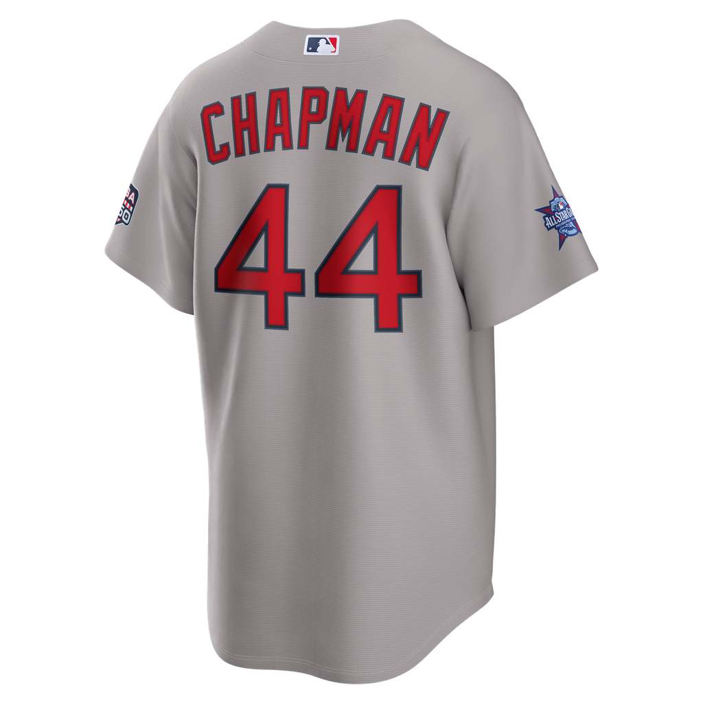 2026 All-Star Game Men's Boston Red Sox Aroldis Chapman Nike Gray Replica Jersey