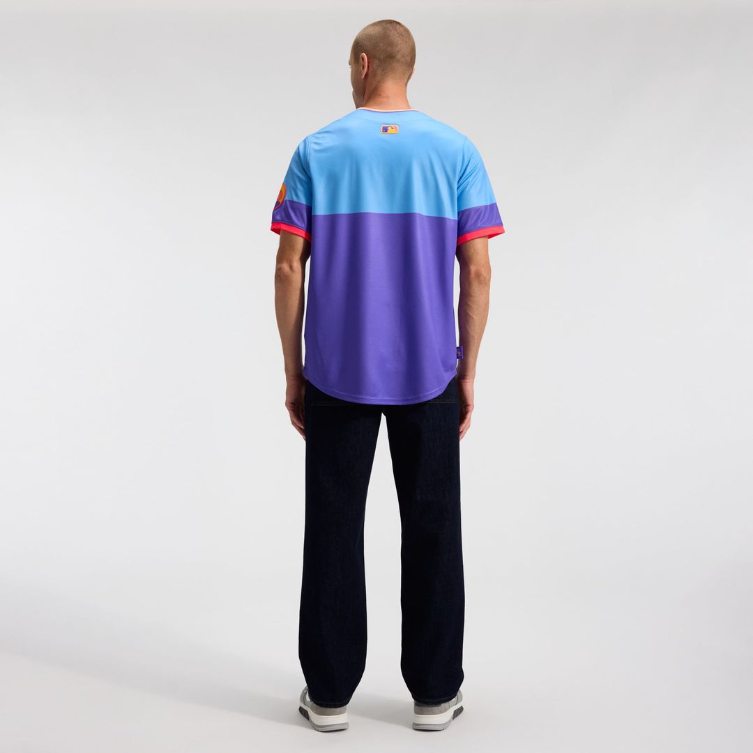 Men's Colorado Rockies  Nike Purple/Light Blue 2025 City Connect Limited Jersey