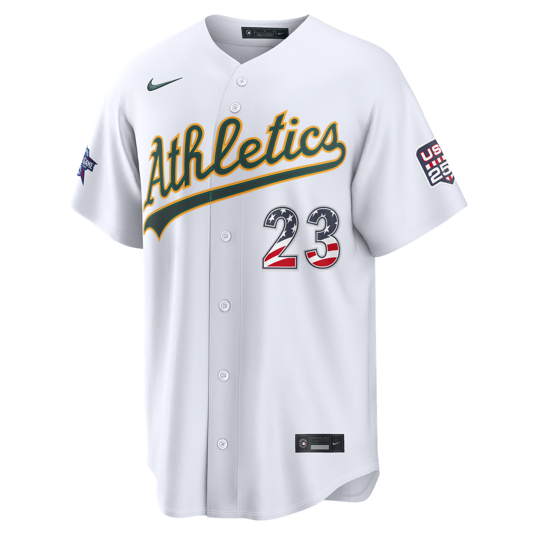 2026 All-Star Edition Stars & Stripes Men's Athletics Shea Langeliers Nike White Stadium Jersey