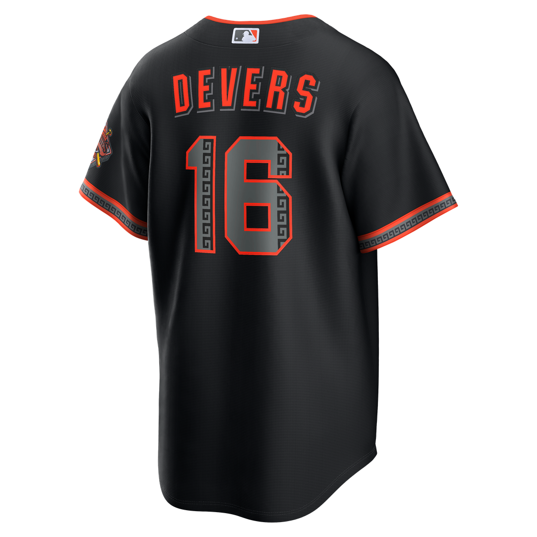 Men's San Francisco Giants Rafael Devers Nike Black Alternate Stadium Jersey