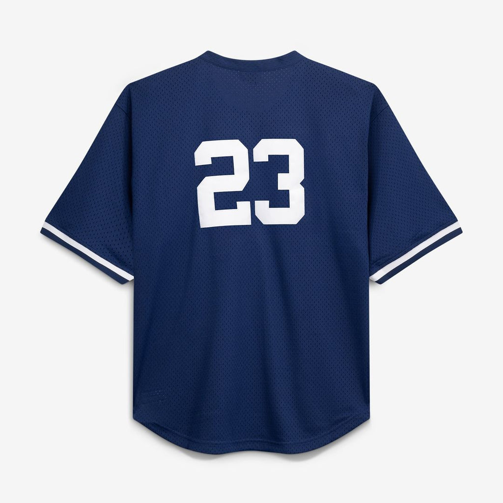 Men's New York Yankees Don Mattingly Mitchell & Ness Navy Cooperstown Collection Big & Tall Mesh Batting Practice Jersey