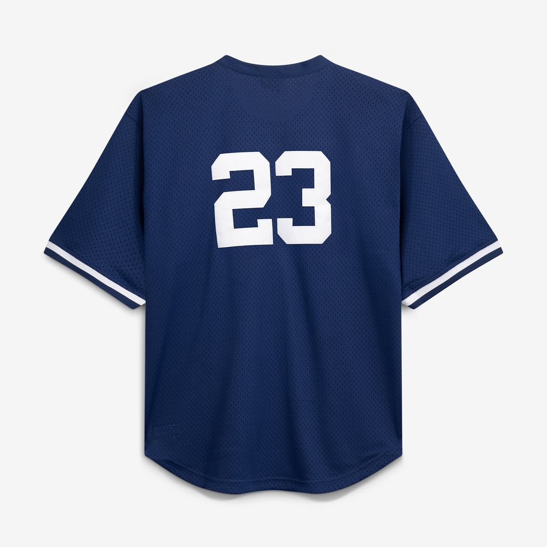 Men's New York Yankees Don Mattingly Mitchell & Ness Navy Cooperstown Collection Big & Tall Mesh Batting Practice Jersey