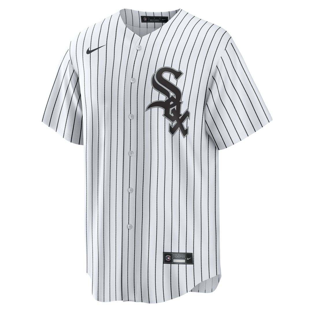 Men's Chicago White Sox Miguel Vargas Nike White Home Replica Jersey