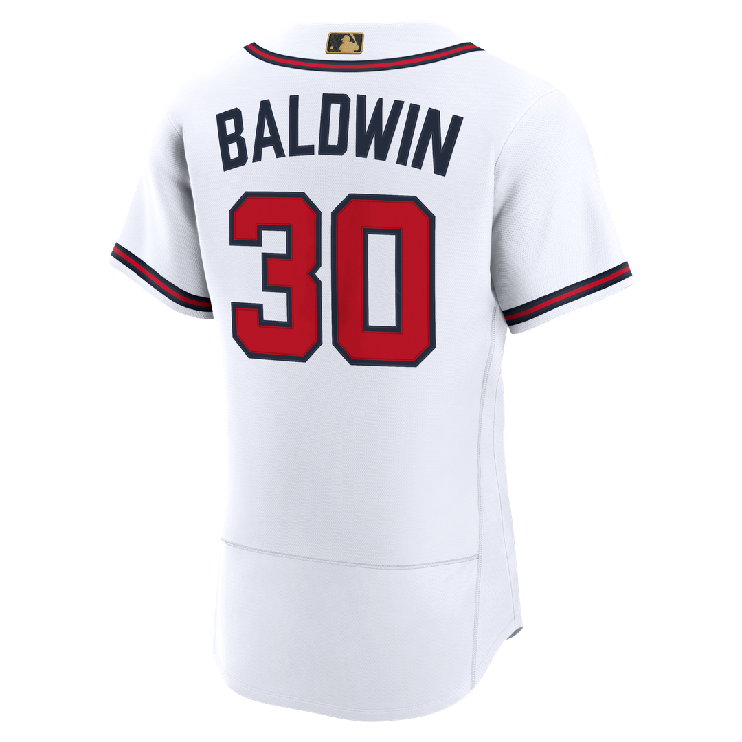 Men's Atlanta Braves Drake Baldwin Nike Navy Alternate MLB Awards Authentic Jersey