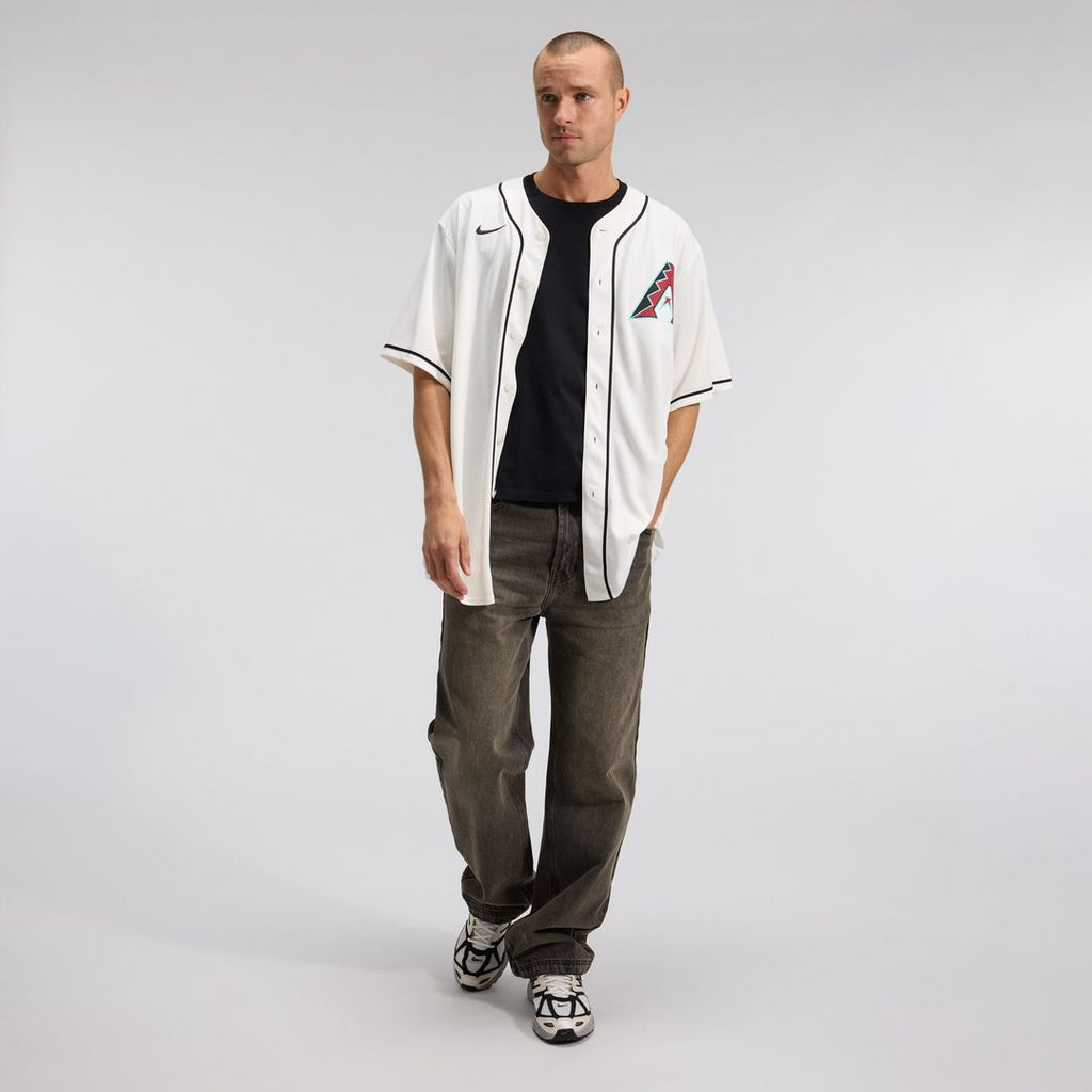 Men's Arizona Diamondbacks Corbin Carroll Nike Cream Home Replica Jersey