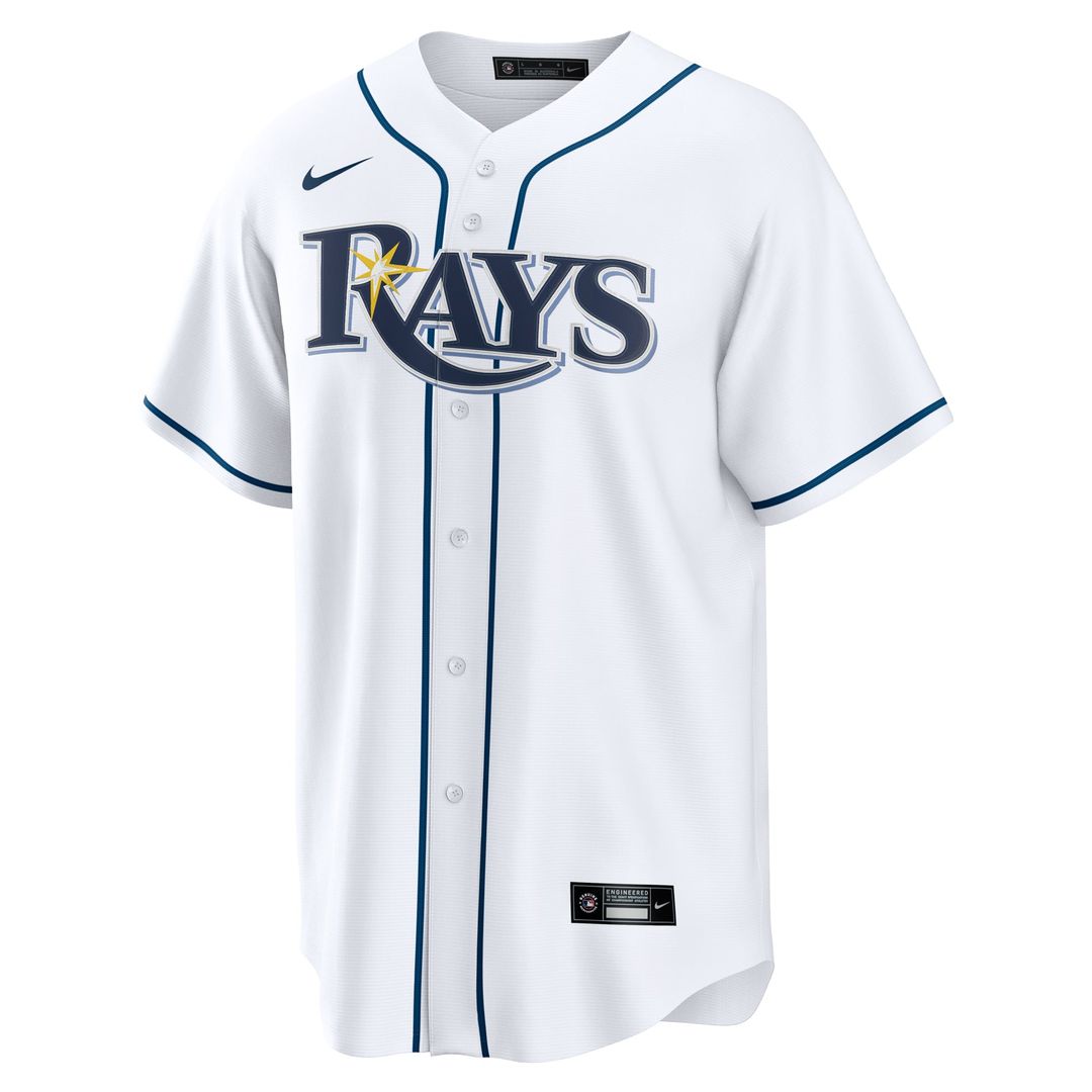 Men's  Tampa Bay Rays  Nike White Home Replica Jersey