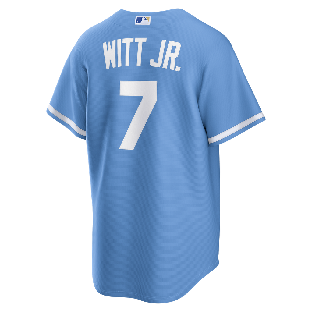 Men's Kansas City Royals Bobby Witt Jr. Nike Gray Road Replica Jersey