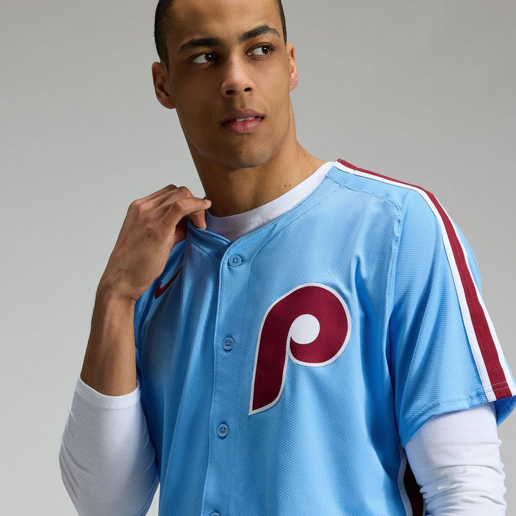Men's Philadelphia Phillies Nike Cream Alternate 2 Elite Jersey