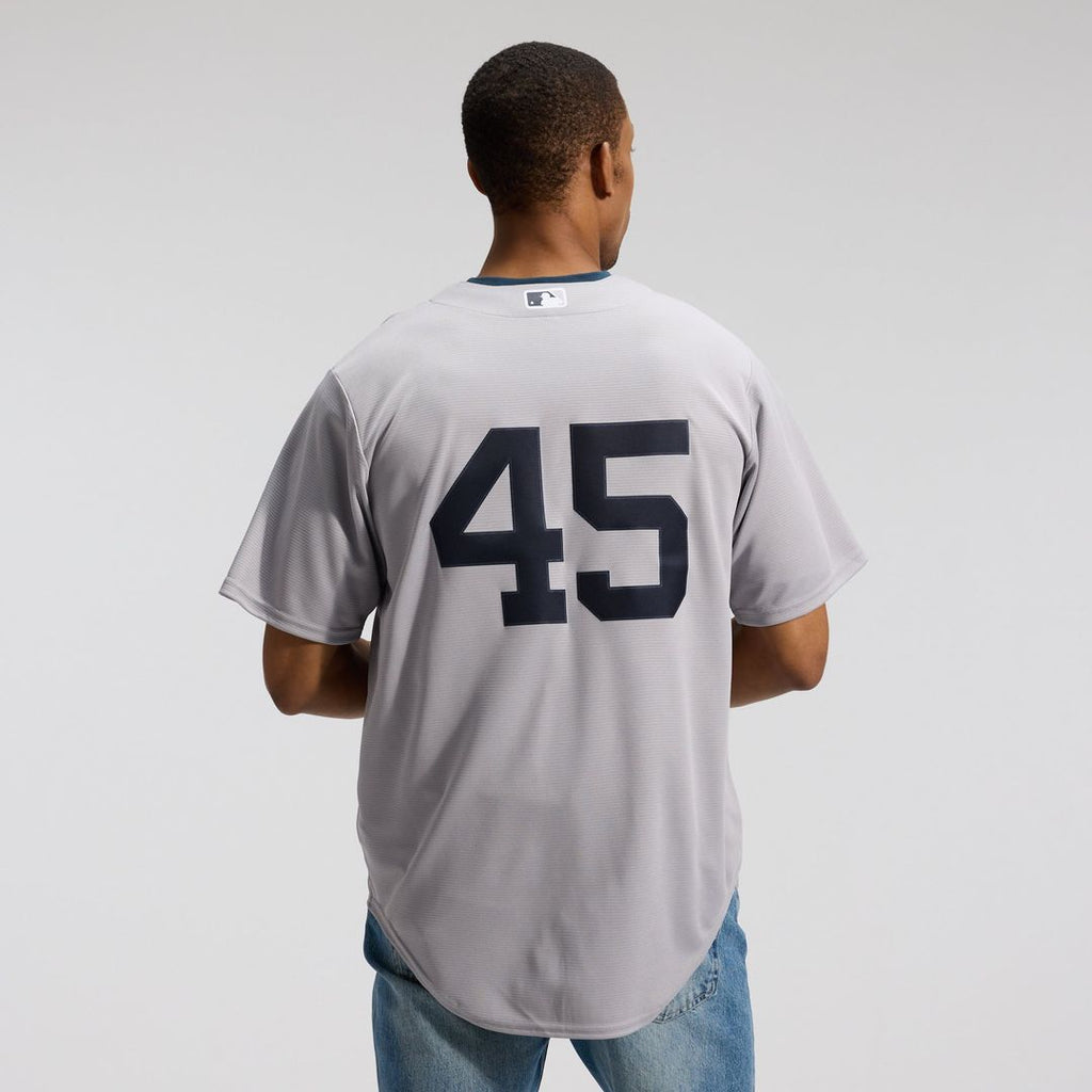 Men's  New York Yankees Gerrit Cole Nike Gray Road Replica Jersey