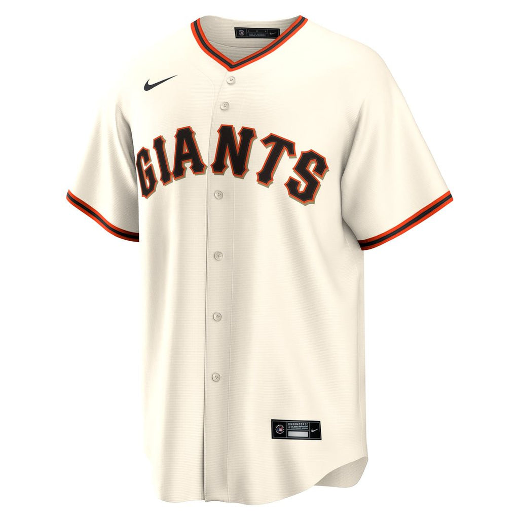 Men's  San Francisco Giants Willy Adames Nike Cream Home Replica Jersey