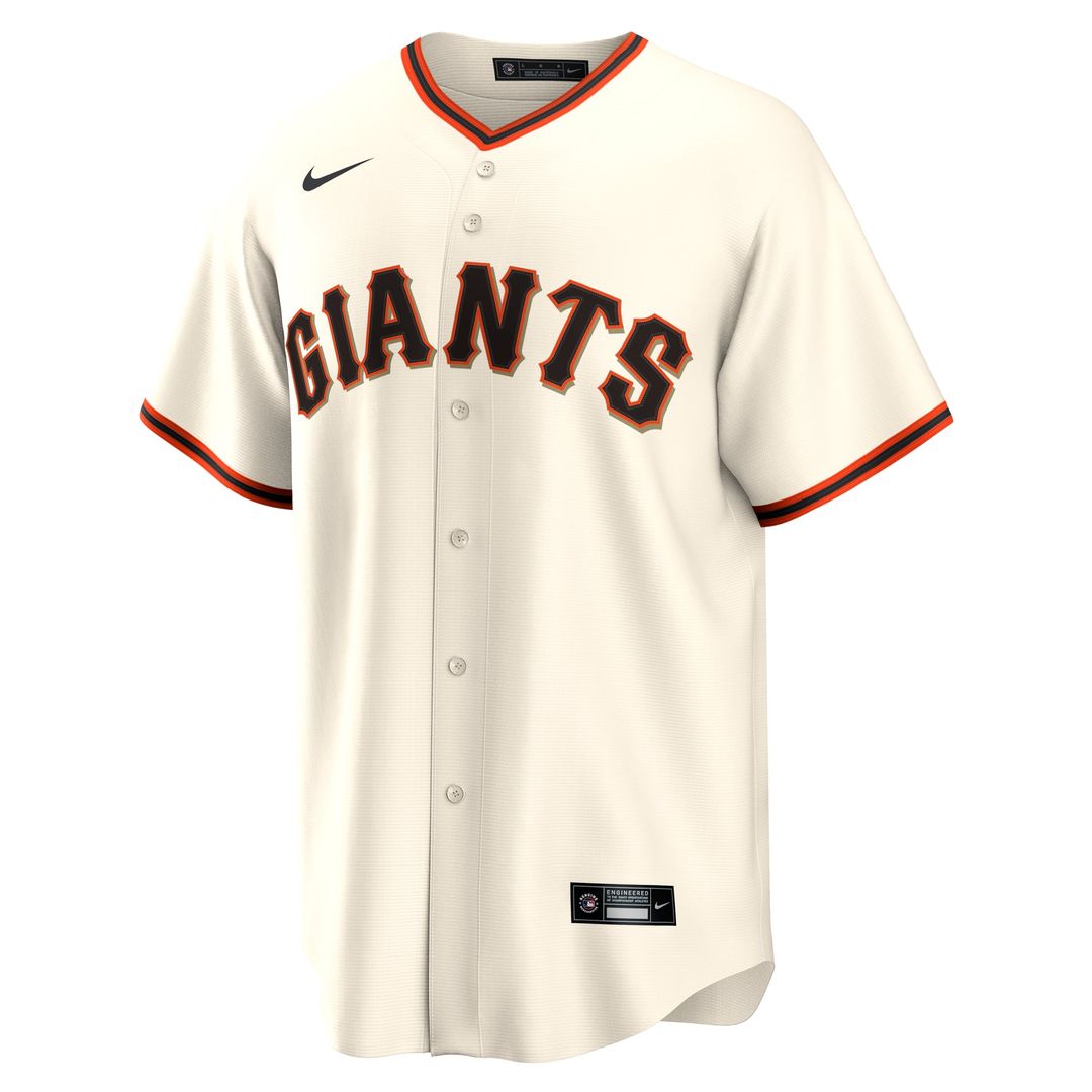 Men's  San Francisco Giants Willy Adames Nike Cream Home Replica Jersey