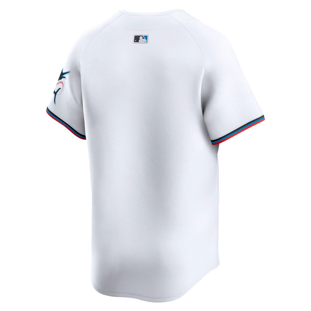 Men's Miami Marlins Nike White Home Replica Team Jersey