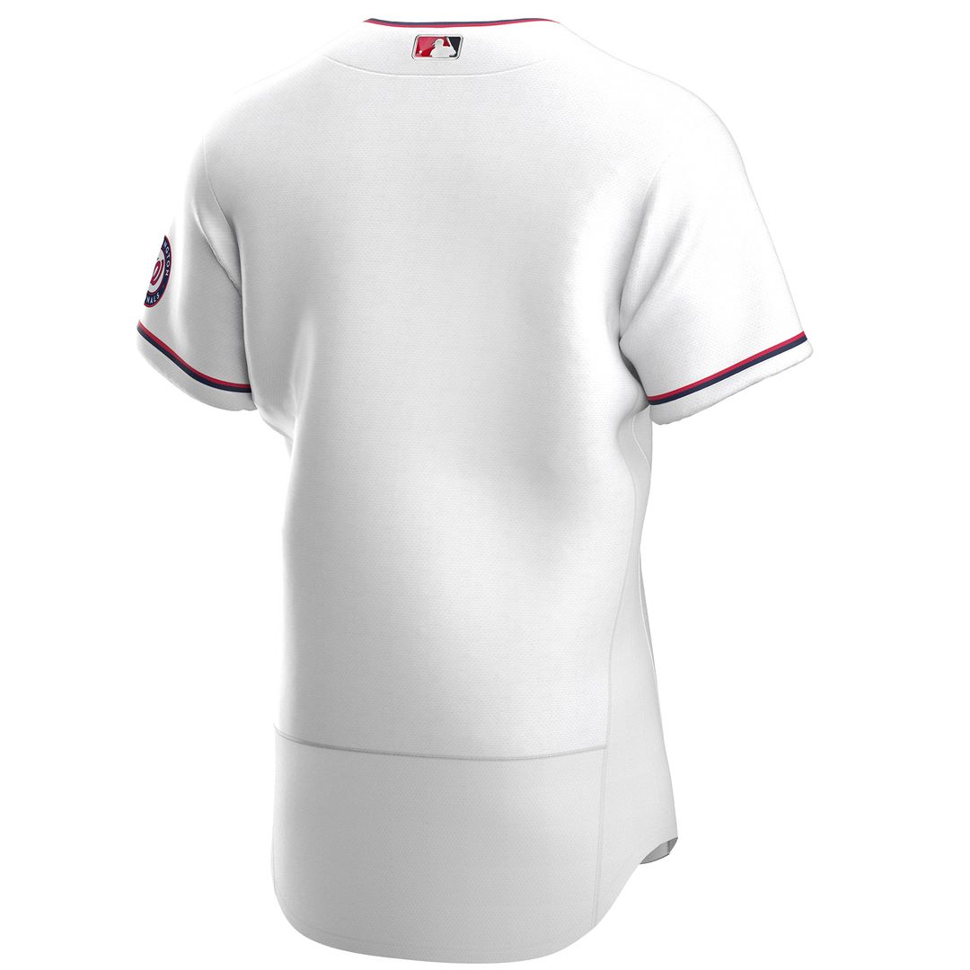 Men's Washington Nationals Nike White Alternate Authentic Team Jersey