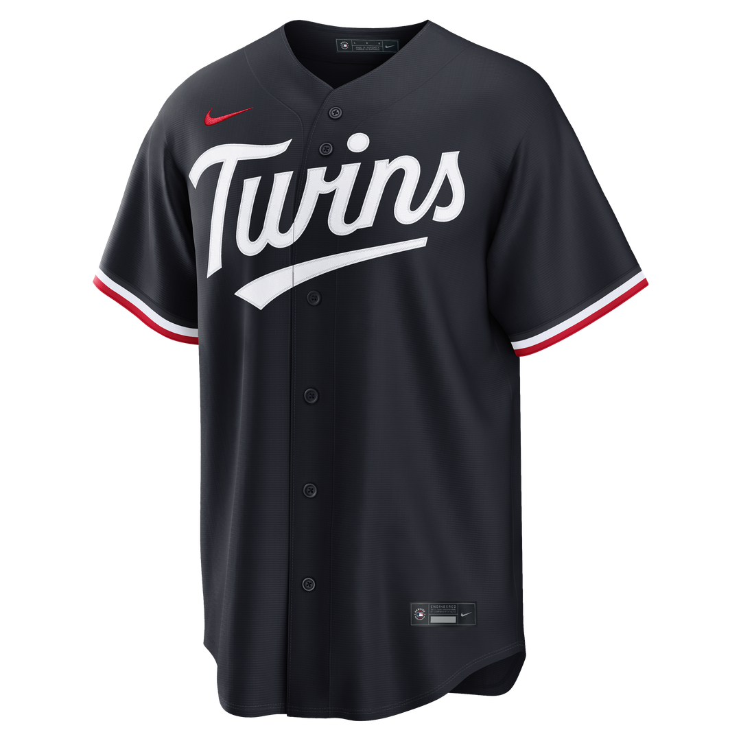 Men's Minnesota Twins  Nike Navy Alternate Replica Jersey