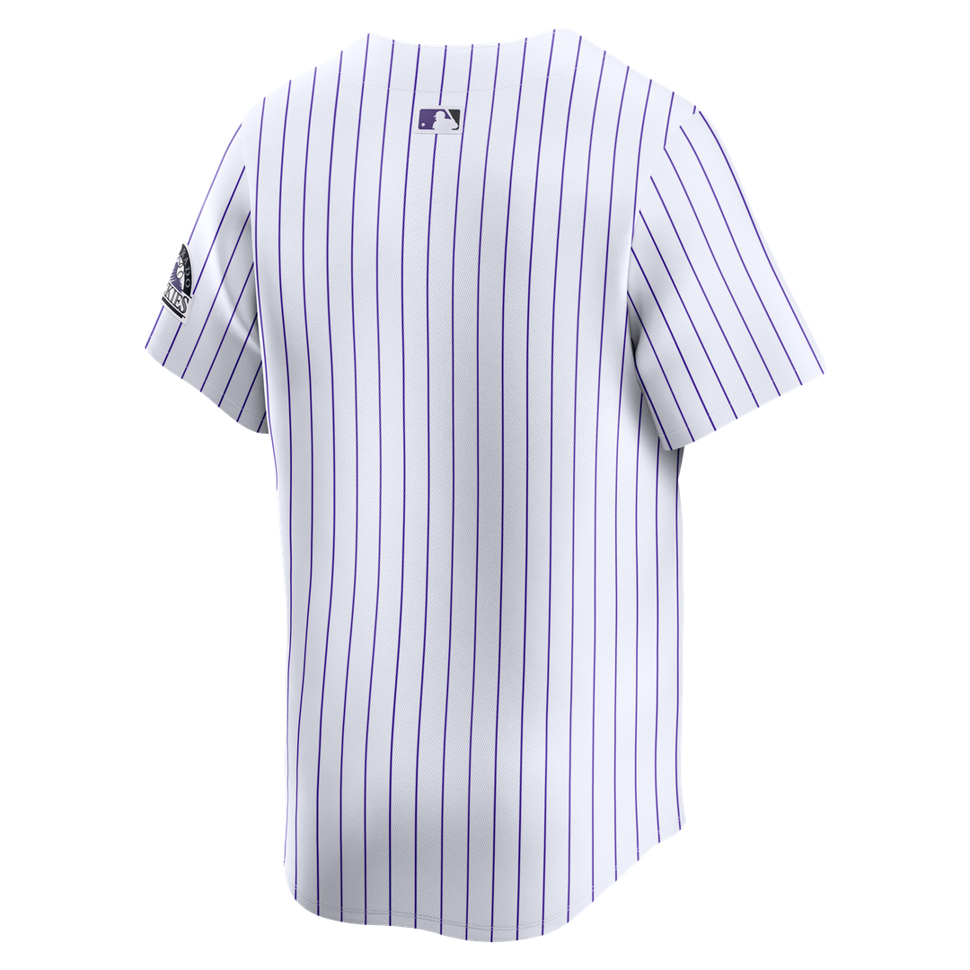 Men's Colorado Rockies Nike White Home Limited Jersey