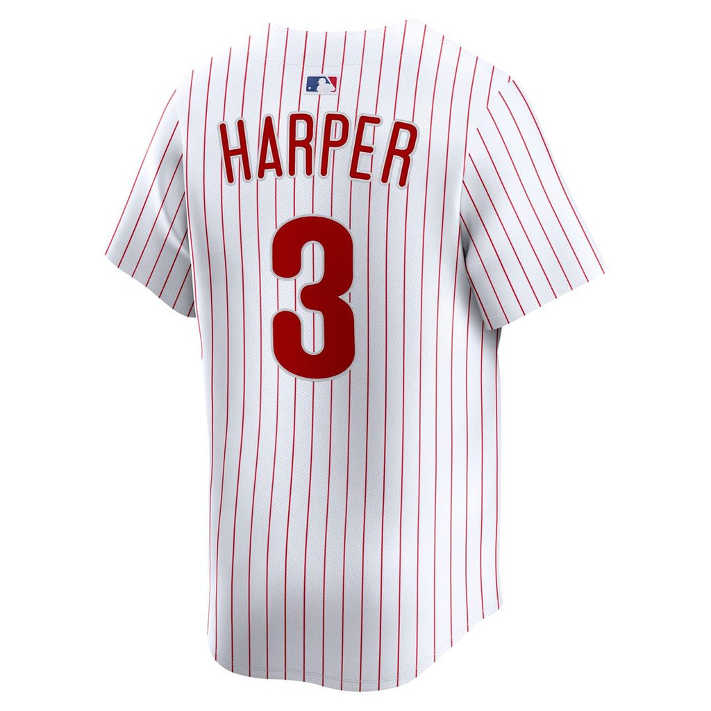Men's Philadelphia Phillies Bryce Harper Nike Gray Road Limited Player Jersey