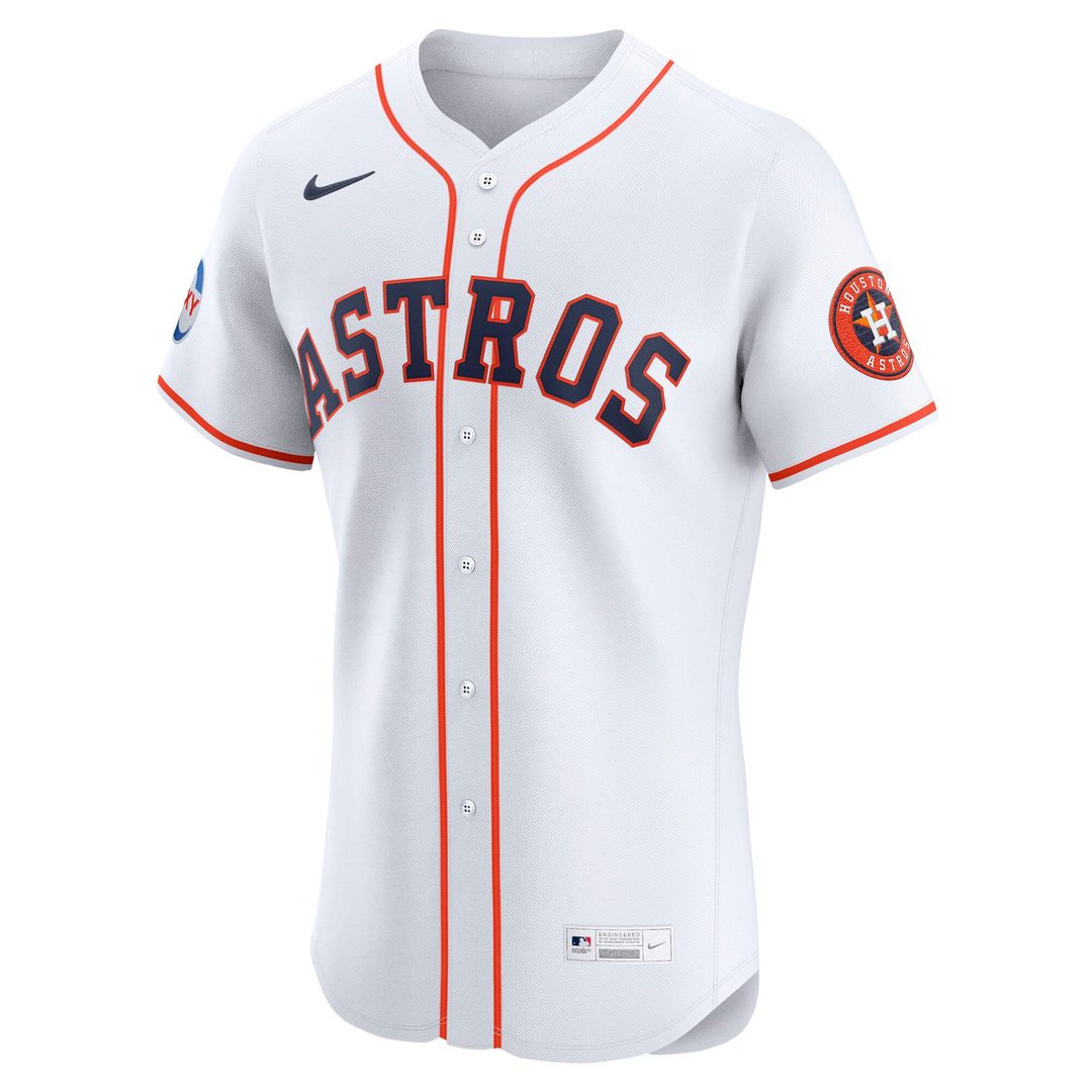 Men's Houston Astros Nike White Home Elite Jersey